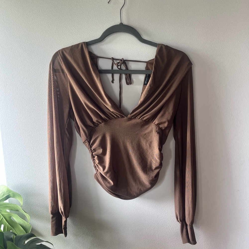 Mesh Longsleeve Top